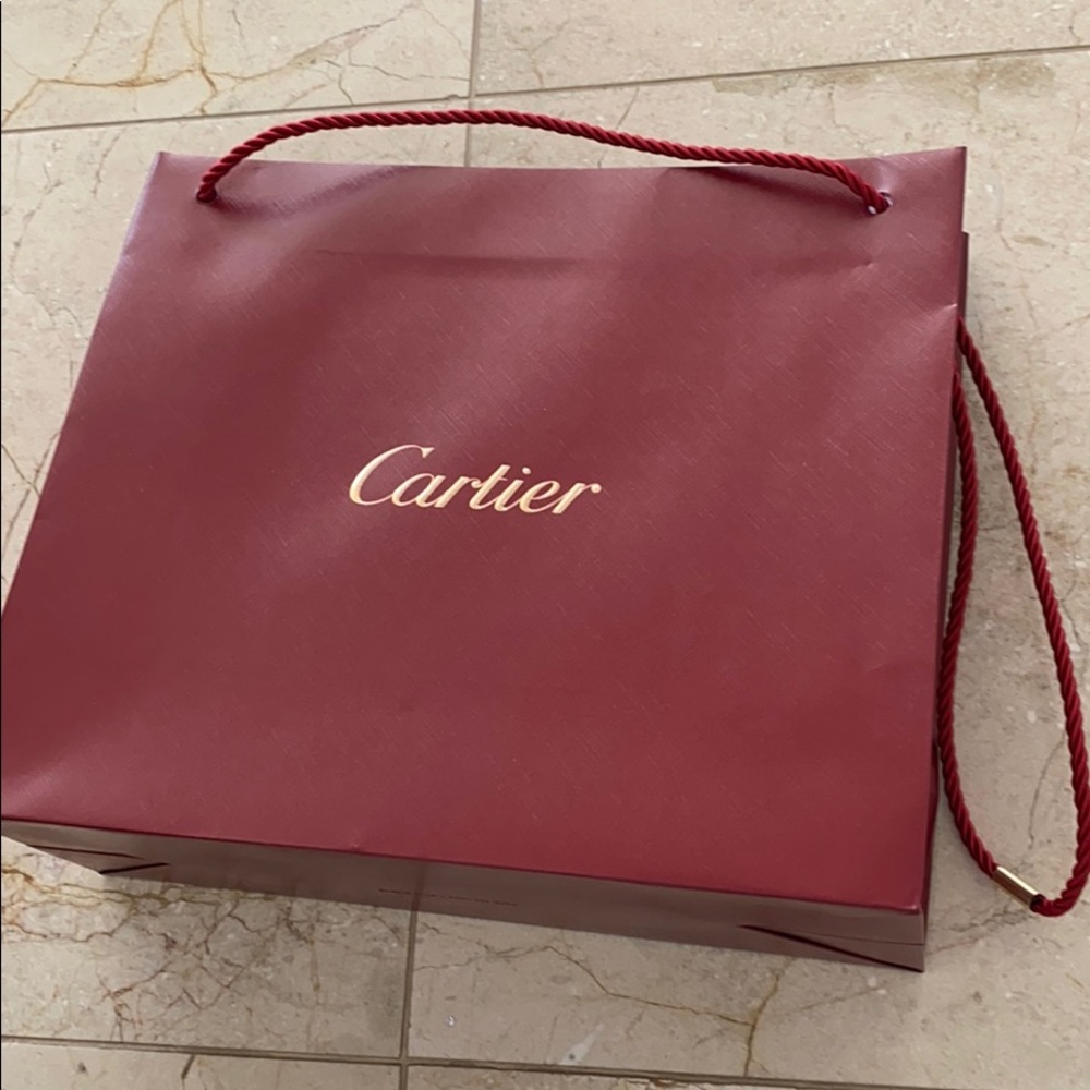 Cartier shopping bag